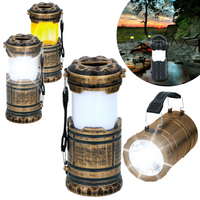 GRUNDIG LATARNIA LED ZŁOTA