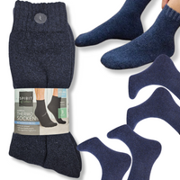 Skarpetki męskie granatowe 43-46 3szt.