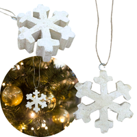 ŚNIEŻYNKA DREWNIANA ZAWIESZKA