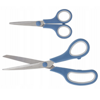 CRELANDO ZESTAW NOŻYCZEK 2 SZTUKI NIEBIESKIE