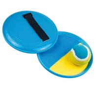 CATCH BALL GRA ZRĘCZNOŚCIOWA NIEBIESKO ŻÓŁTE PALETKI