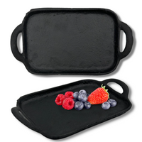 TACKA PODSTAWKA CZARNA 21X14CM METALOWA 