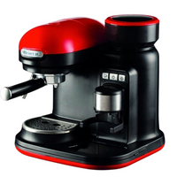 AREIETE ESPRESSO MODERNA EKSPRES CIŚNIENIOWY CZERWONO-CZARNY