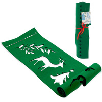 BIEŻNIK ŚWIĄTECZNY ZIELONY XFM534-9