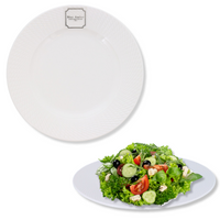 TALERZYK BLUE AMBER BIAŁY 23CM 