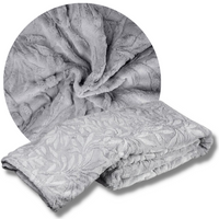 NARZUTA NA ŁÓŻKO 220x200cm SMUKEE FUTRZASTA SZARA