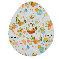 TACA W KSZTAŁCIE JAJKA - ZAJĄCZKI I KOSZYCZKI