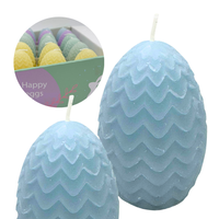 ŚWIECZKA JAJKO WIELKANOCNE-NIEBIESKIE