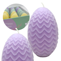 ŚWIECZKA JAJKO WIELKANOCNE-FIOLETOWE