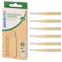 SZCZOTECZKA MIĘDZYZĘBOWA BAMBUSOWA 6szt - 1mm