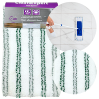 WKŁAD DO MOPA PŁASKIEGO SZARE I ZIELONE PASKI 