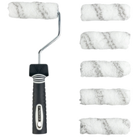 PARKSIDE ZESTAW WAŁKÓW MALARSKICH 10CM WAŁEK + 6 ROLEK