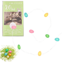 ŁAŃCUCH ŚWIETLNY LED OZDOBA WIELKANOCNA 