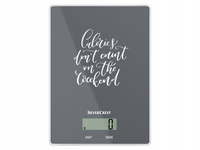 WAGA KUCHENNA SILVERCREST SZARA Z NAPISEM