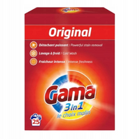 GAMA LESSIVE POUDRE 1.625KG 3EN1 - ORIGINAL - 25 LAVAGES