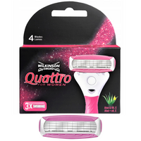 WKŁADY DO MASZYNKI WILKINSON SWORD QUATTRO WOMEN ROSE GOLD BLADES 3'S