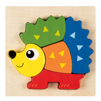DREWNIANE PUZZLE PLAYTIVE JEŻYK