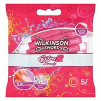 MASZYNKI DO GOLENIA WILKINSON SWORD EXTRA 2 BEAUTY DISPOSABLE RAZOR 5'S