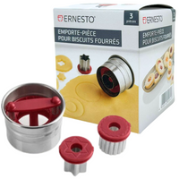 ERNESTO MAŁE WYKRAWACZE DO CIASTEK ZESTAW 3 SZTUK