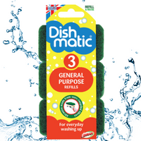 DISHMATIC SPONGE REFILLS 3 PACK