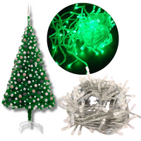 20 LED LAMPKI ŚWIĄTECZNE 1,5M ZIELONY SZNUR