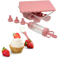 ZESTAW CUKIERNICZY 16EL. MPM BBAP-006 RÓŻOWY