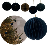 DEKORACJA Z PAPIERU 3D DO POWIESZENIA BOMBKA 5SZT