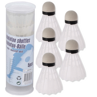 LOTKI DO BADMINTONA 5 SZTUK TUBA 