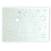 PODKŁADKA ŚWIĄTECZNA BIAŁA 2SZT. XFM534-25