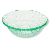 MISECZKA SZKLANA ZIELONA 13 CM