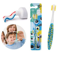 Szczoteczka dla dzieci Better Toothbrush - niebieska potworki