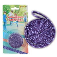 SZEROKA GUMA DO SKAKANIA 200CM - FIOLETOWA