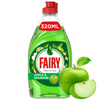 PŁYN DO MYCIA NACZYŃ FAIRY 320ML WASHING UP LIQUID APPLE & RHUBARB