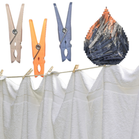 LIVARNO KLAMERKI SPINACZE DO PRANIA 100 SZTUK 