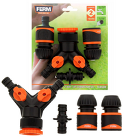 TRÓJNIK WĘŻA OGRODOWEGO ROZDZIELACZ+ZŁĄCZKI