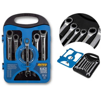 KLUCZE PŁASKO-OCZKOWE Z GRZECHOTKĄ NITEO TOOLS