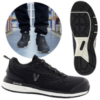 BUTY ROBOCZE Z NOSKIEM S1 CZARNO-SREBRNE R 47 VISMO