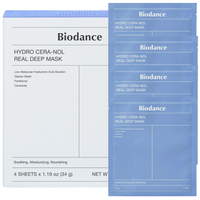 BIODANCE HYDRO CERA-NOL REAL DEEP MASK NIEBIESKA 4 SZT KOMPLET