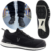 BUTY ROBOCZE Z NOSKIEM S1 CZARNO-SREBRNE R 46 VISMO