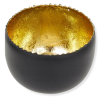 ŚWIECZNIK NA PODGRZEWACZE METALOWY ZŁOTY