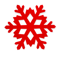 PODKŁADKA ŚWIĄTECZNA CZERWONA 2SZT. XFM534-21