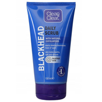 PEELING DO TWARZY CLEAN & CLEAR 150ML SCRUB BLACKHEAD DAILY WITH SALICYLIC ACID