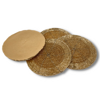 PODSTAWKA Z KORALIKÓW ZŁOTA