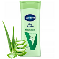 VASELINE 400ML BODY LOTION ALOE SOOTHE BALSAM
