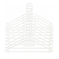LIVARNO ZESTAW PLASTIKOWYCH WIESZAKÓW 10 SZTUK BIAŁE